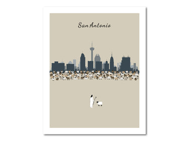 Lost Sheep from San Antonio Poster Print